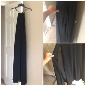 Let Them Eat Cake Black Maxi Dress Size M